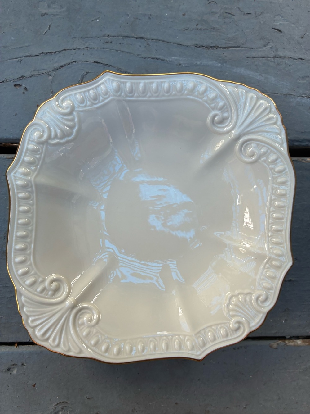 Lenox 24k Gold trim candy dish